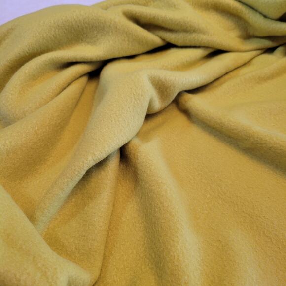 Mustard Yellow Fleece Fabric 61 x 44" Soft Warm Material for Craft Sewing - Picture 3 of 11